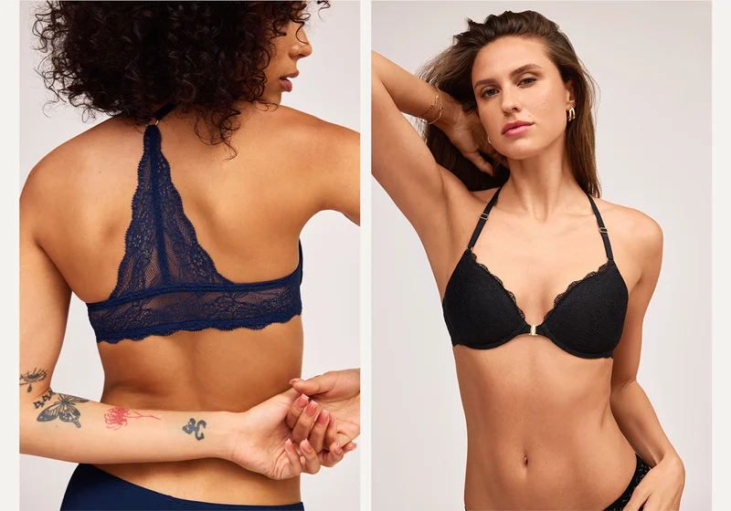 Lace Racerback Lift Up Bra Collection