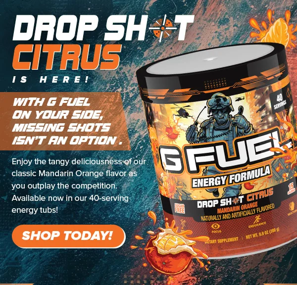 DROP SHOT CITRUS IS HERE! SHOP TODAY!