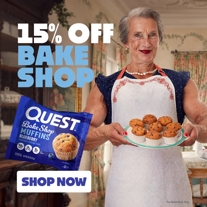 Quest Bake Shop Blueberry Muffins