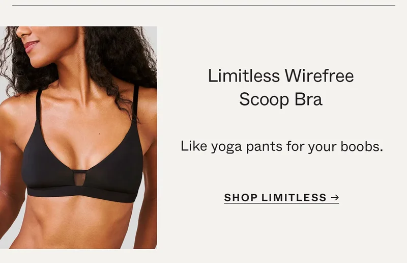 Limitless Wirefree Scoop Bra