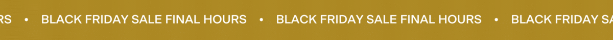 Black Friday Sale Final Hours