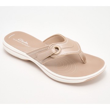 Clarks Cloudsteppers Thong Sandals - Breeze Reyna