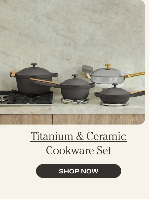 Titanium and Ceramic Cookware Set - Shop Now