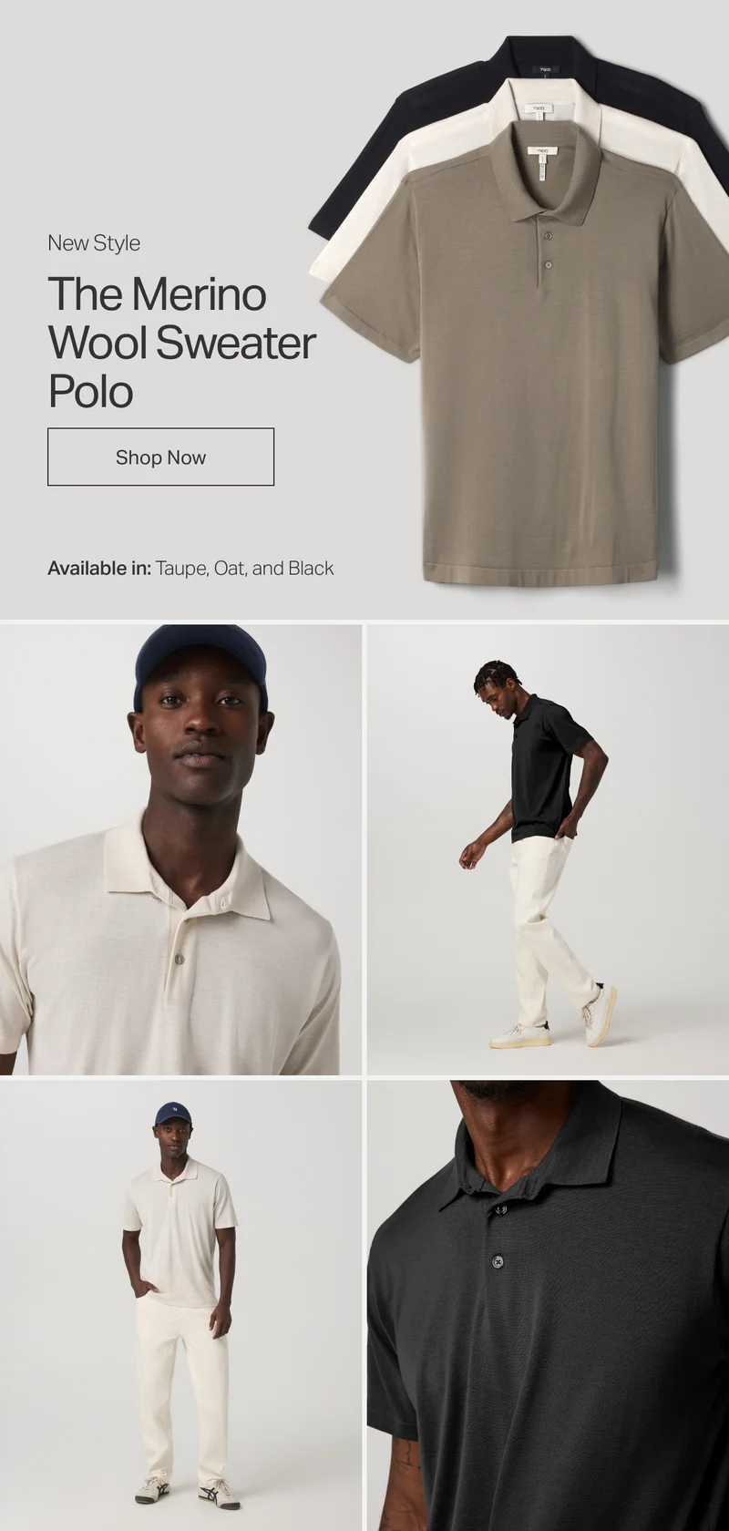 New Style: The Merino Wool Sweater Polo