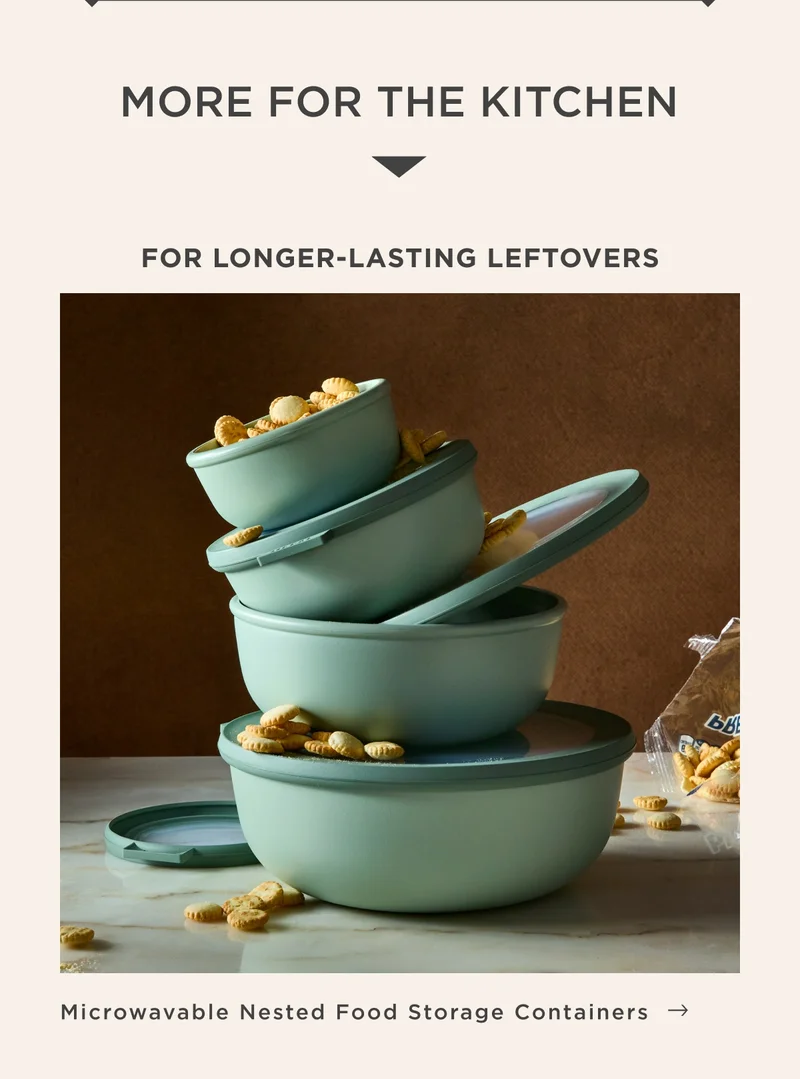 FOR LONGER-LASTING LEFTOVERS