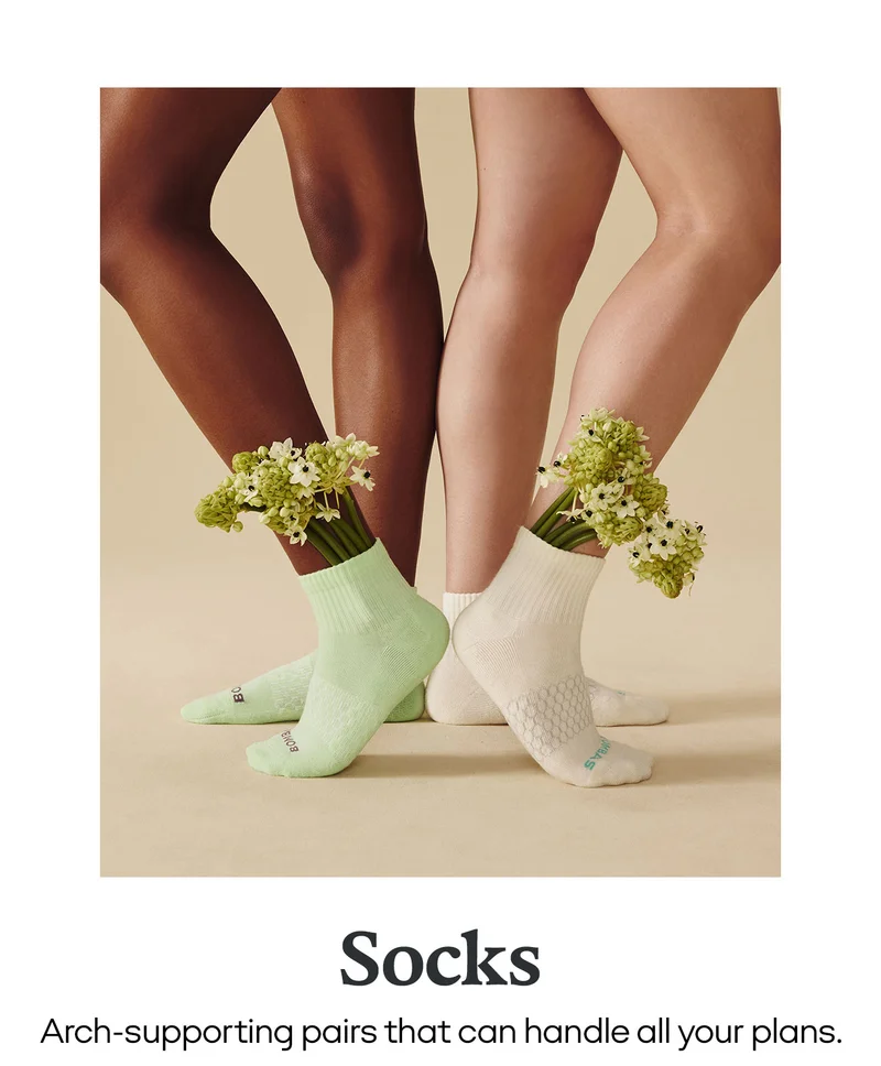 Socks | Arch-supporting pairs that can handle all your plans.