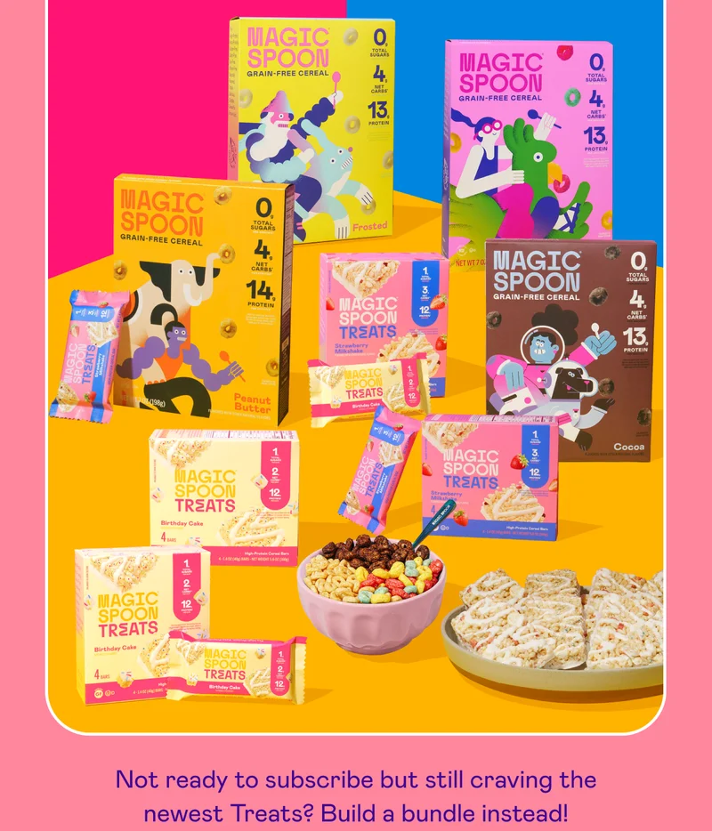 Not ready to subscribe but still craving the newest Treats? Build a bundle instead!