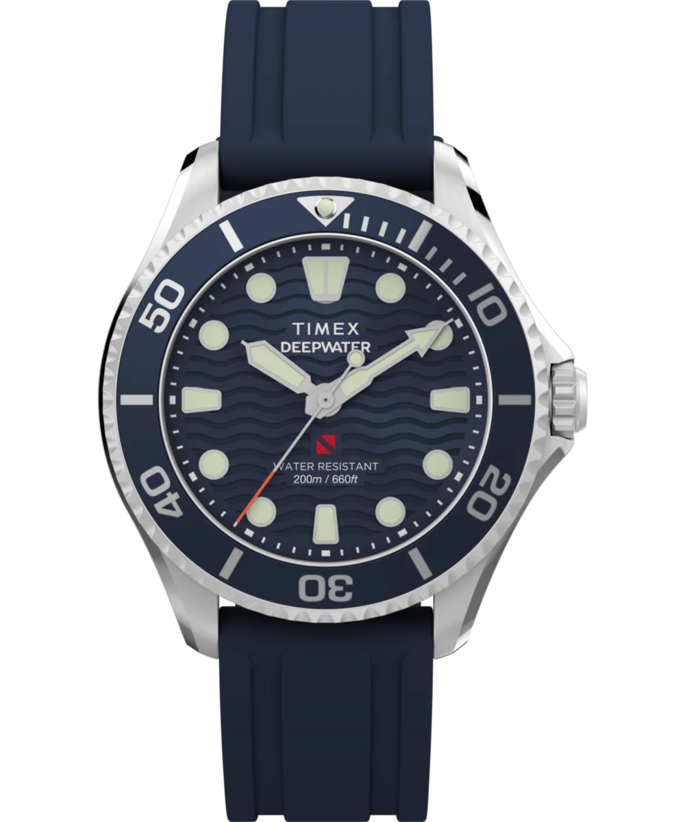 Image of Deepwater Meridian 200 38mm HNBR Rubber Strap Watch