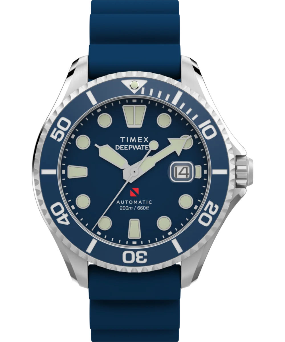 Image of Deepwater Meridian 200 Automatic 44mm HNBR Rubber Strap Watch