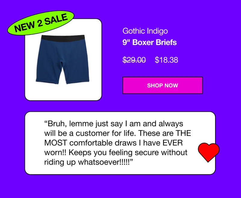 9" Boxer Briefs