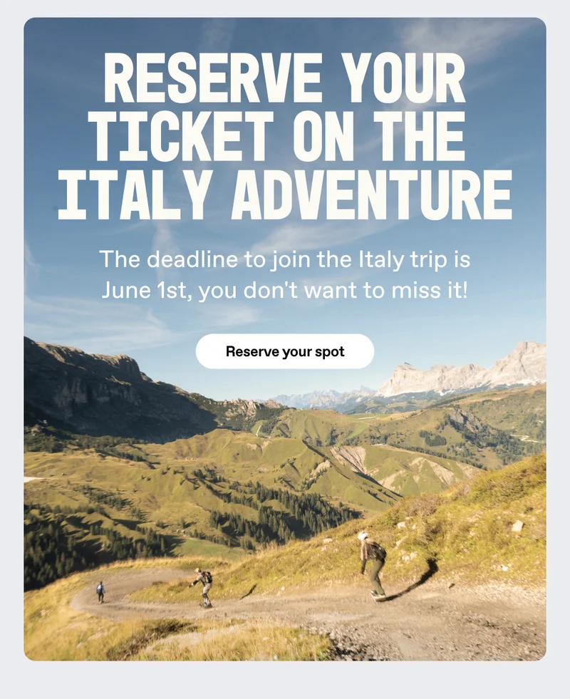 Wanna go to Italy?