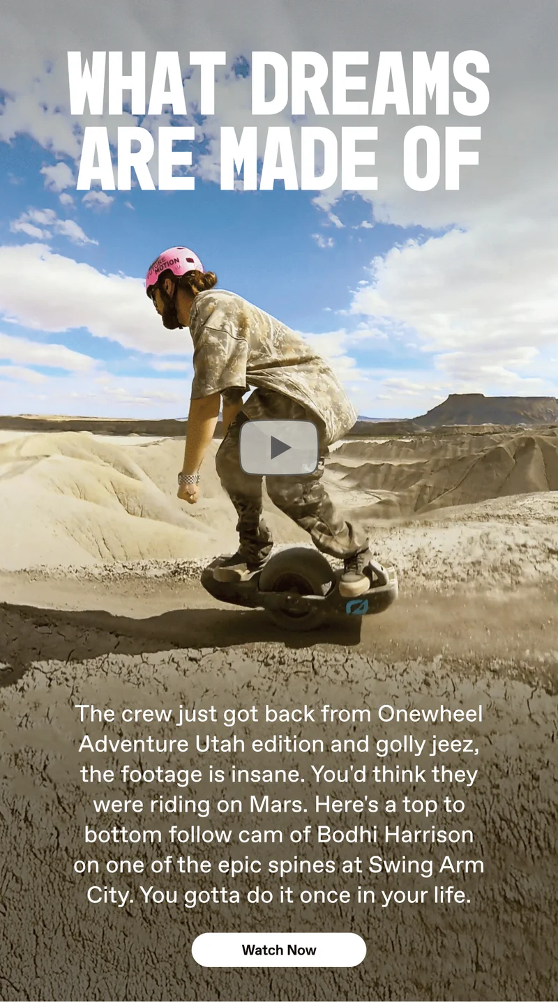 Onewheel Trail Raw Run
