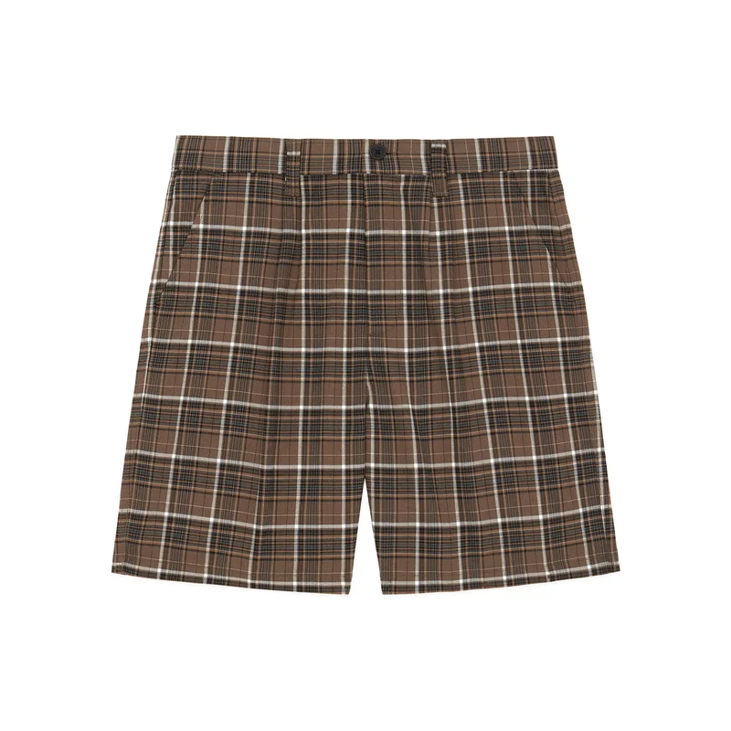 Image of Suiting Pleat Shorts