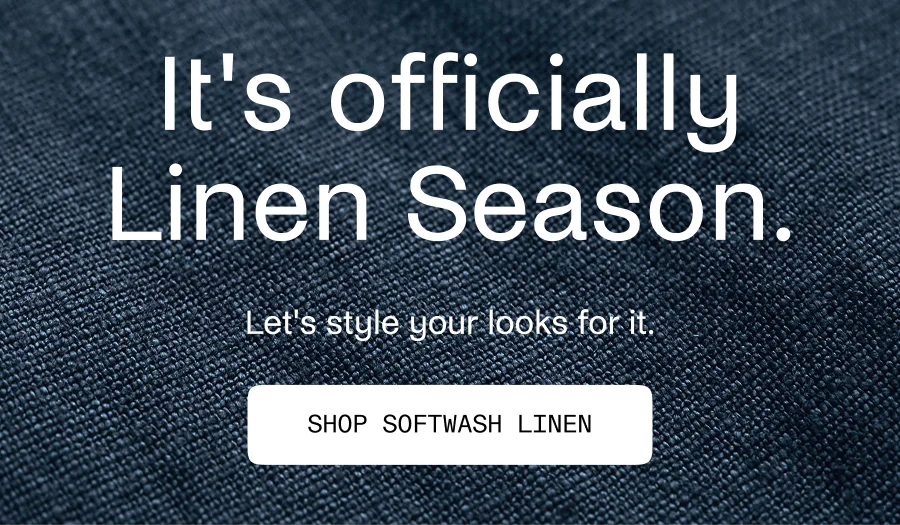 It's officially Linen Season.