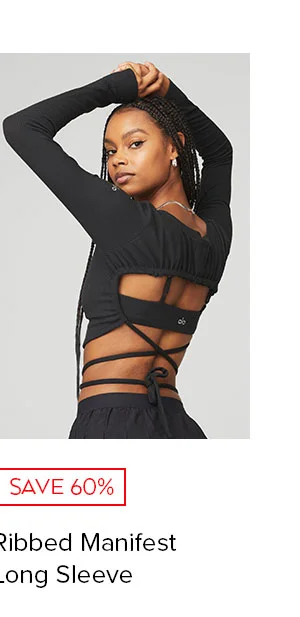 RIBBED MANIFEST LONG SLEEVE
