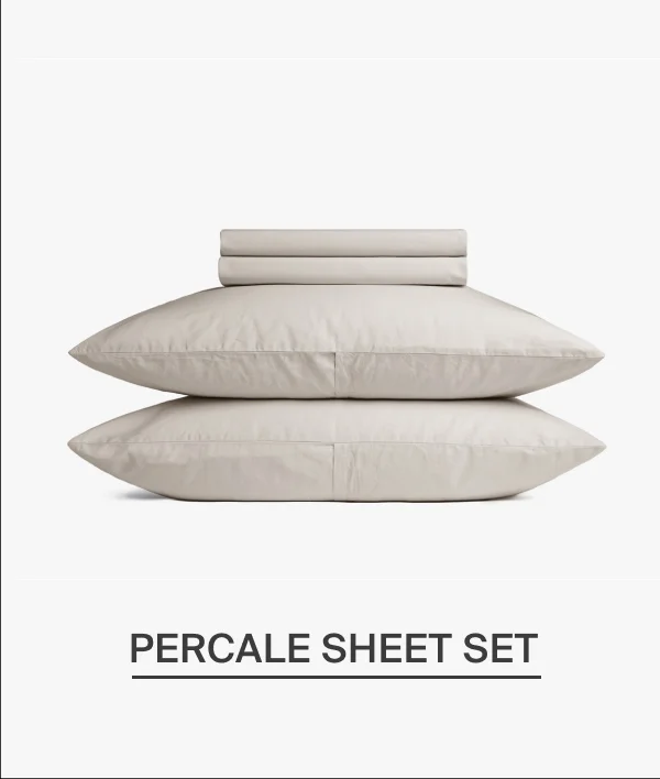 Percale sheet set