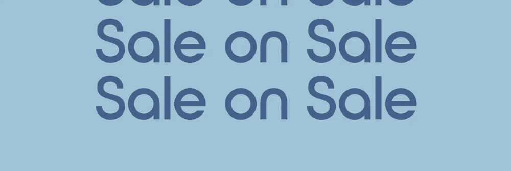 Sale on Sale