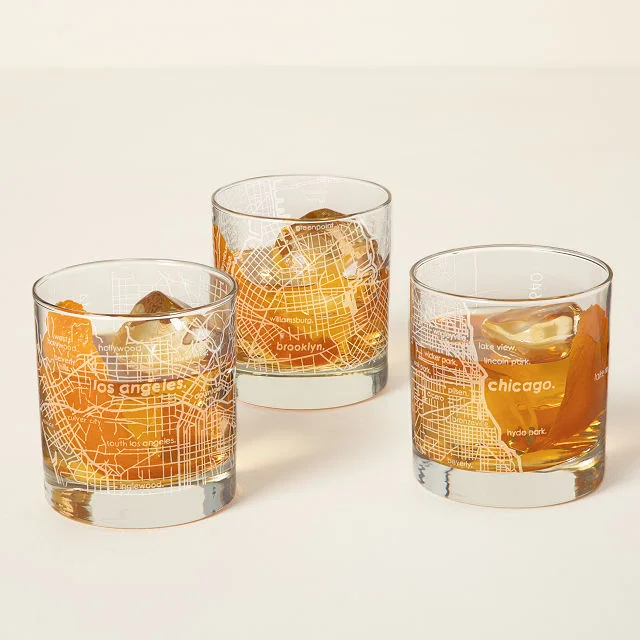 Urban Map Glass