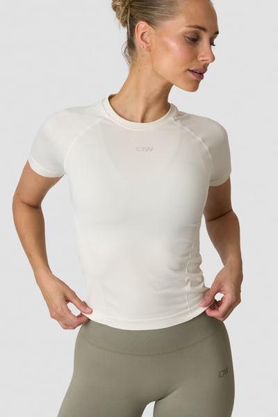 Image of Sculpt Seamless T-shirt  Ivory