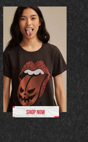 Rolling Stones Pumpkin Tongue Classic Crew Shop Now