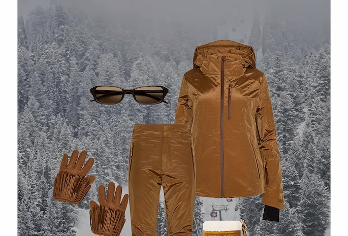 Lawrence Jacket + Alessandra Pant in Nuthatch