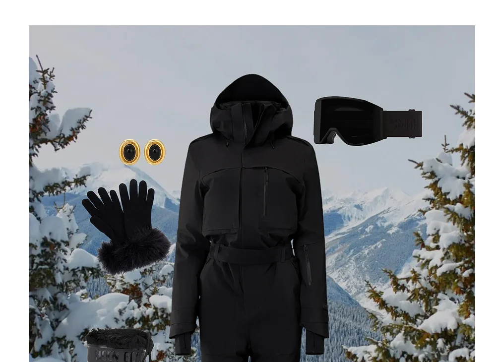 Shop the Murphy Ski Suit in Black