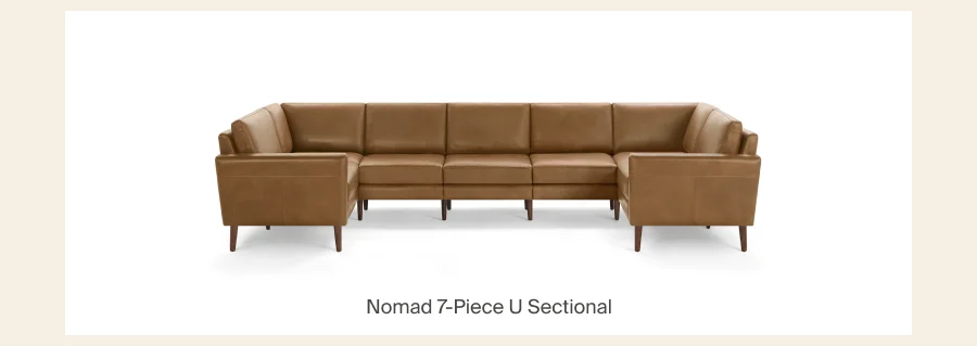 Nomad Leather U Sectional