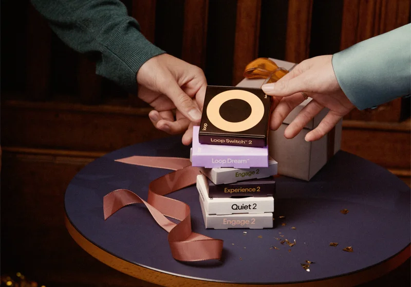 Packaging with earplugs