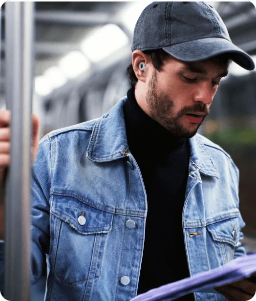 Man on the train in Quiet