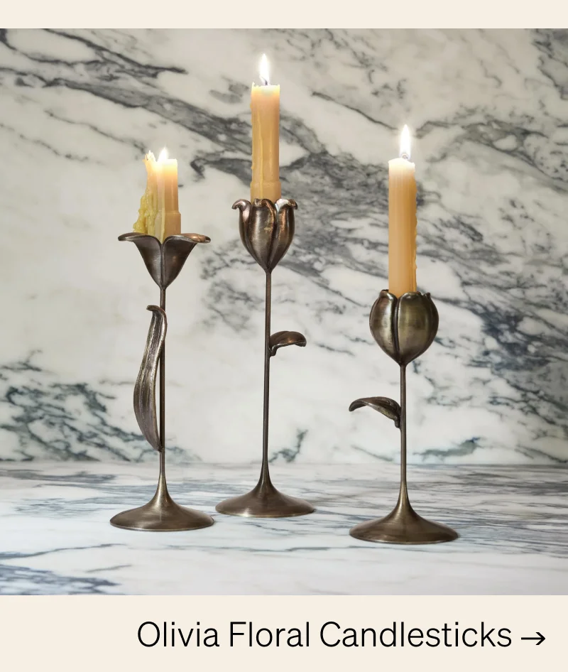 Shop Olivia Floral Candlesticks