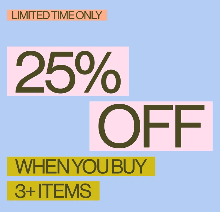 IMAGE-BUY 3 GET 25% OFF