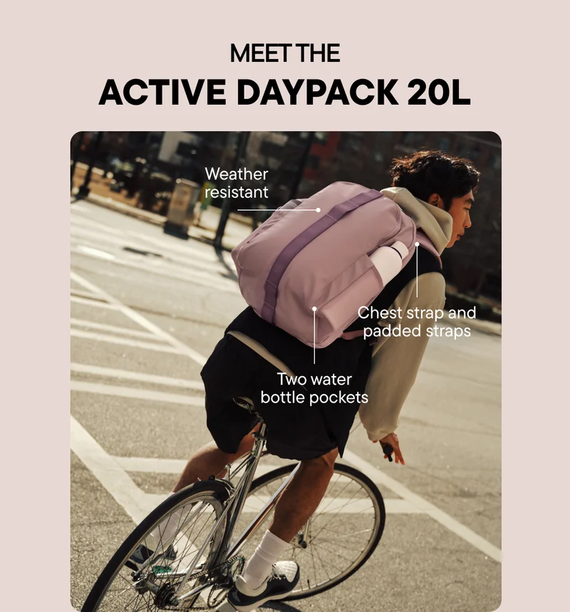 MEET THE ACTIVE DAYPACK 20L