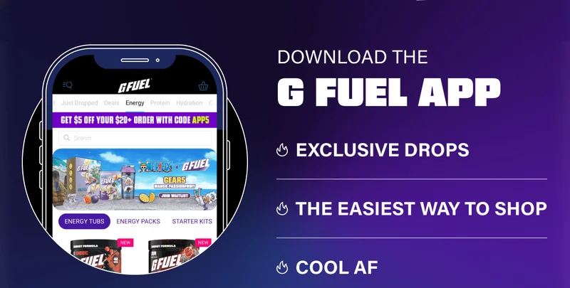 Download the G FUEL App