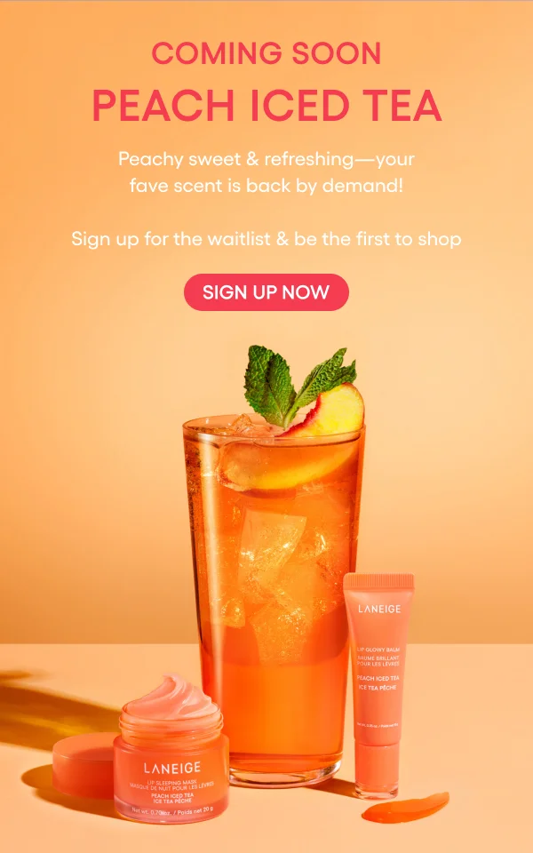 peach iced tea waitlist