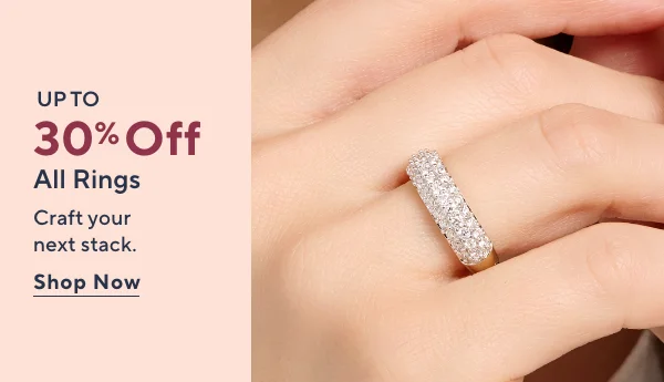 30% off rings