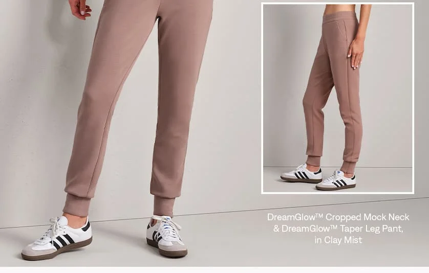 DreamGlow™ Tapered Pant - Clay Mist
