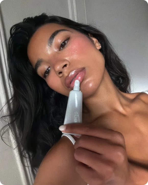 Chloe uses peptide lip boost unscented