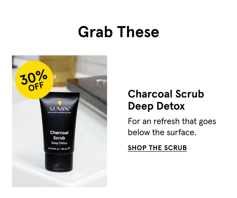 30% Off Charcoal Scrub Deep Detox