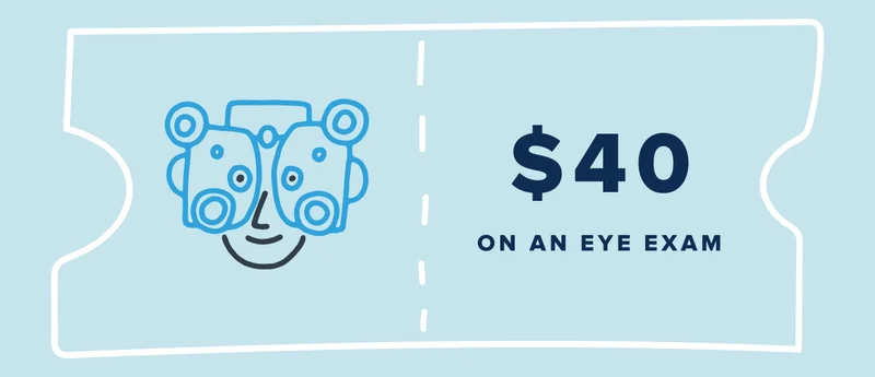 $40 on an Eye Exam