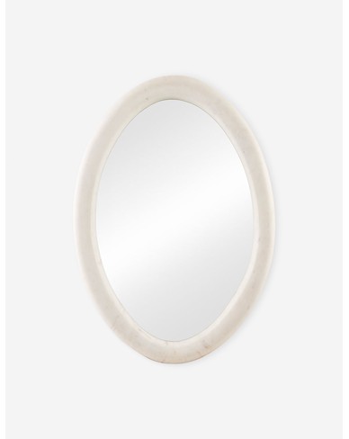 Fedde Oval Mirror-White / Small
