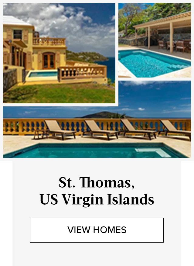 Escape to a sun-soaked private villa with sweeping ocean views in St. Thomas, US Virgin Islands.