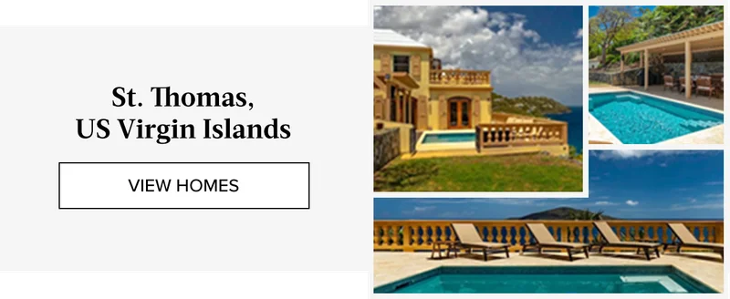 Escape to a sun-soaked private villa with sweeping ocean views in St. Thomas, US Virgin Islands.
