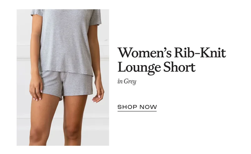 Women's Rib-Knit Lounge Short - Shop Now