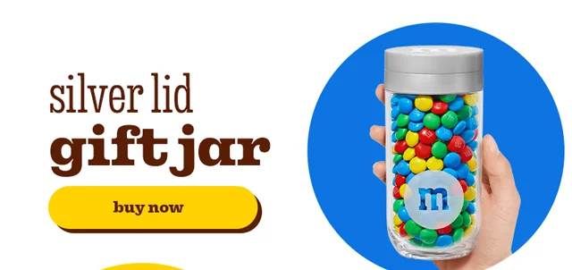 SILVER LID GIFT JAR