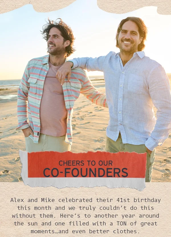 Cheers to Our Co-Founders