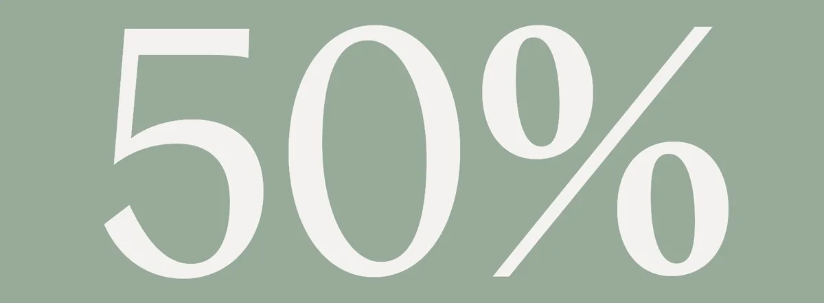 50%