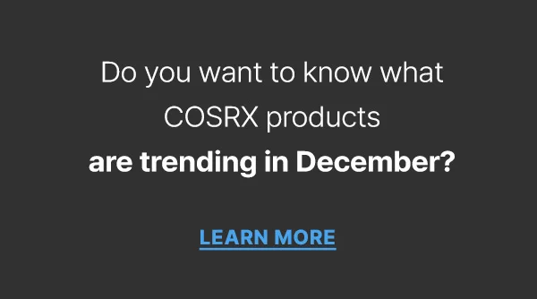 Do you want to know what COSRX products are trending in December?