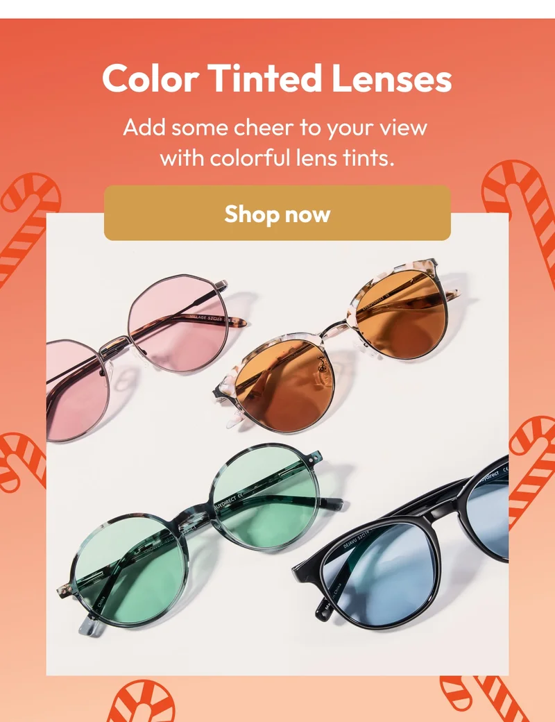color tinted lenses