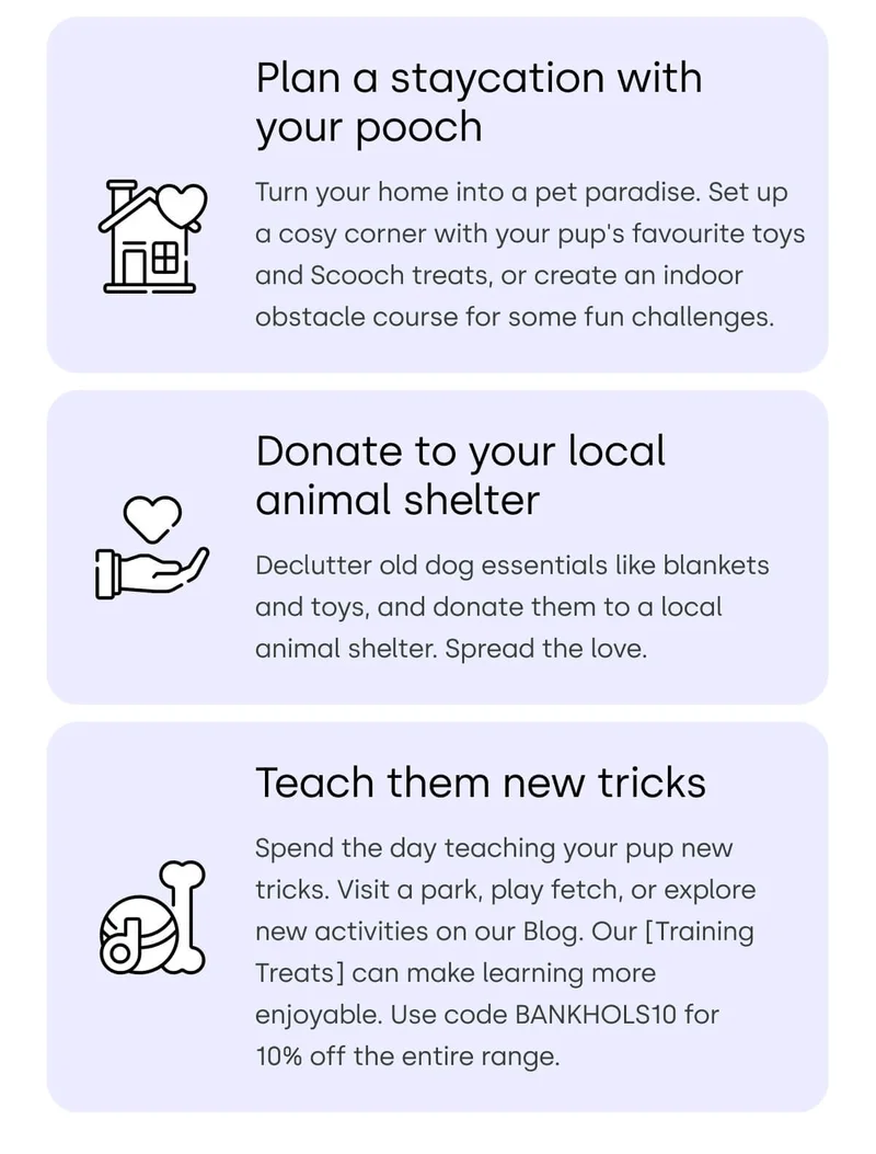 We've listed 4 tail-wagging activities to do together