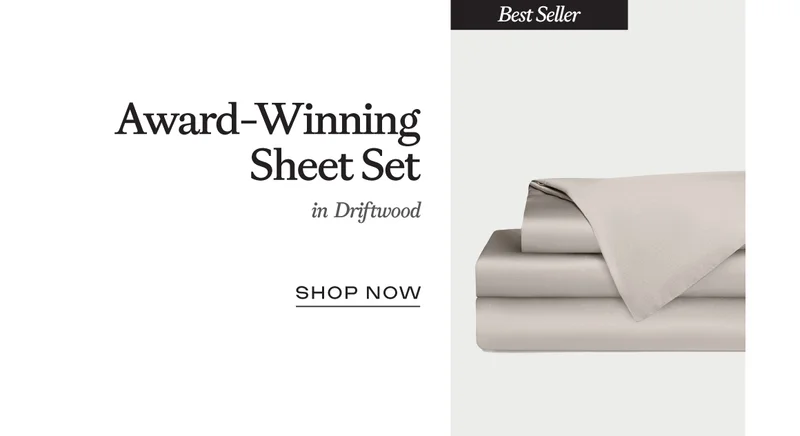 Award-Winning Sheet Set - Shop Now!